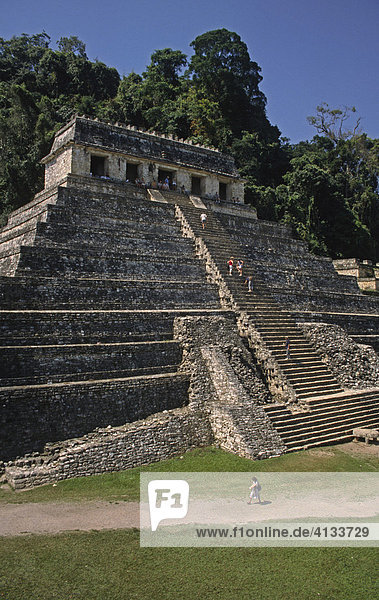 Temple of Inscriptions  Palenque  Chiapas  Mexico  North America