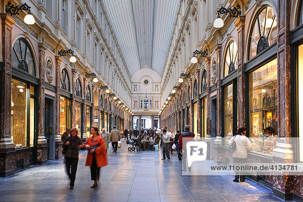 Einkaufspassage Galeries Royales Saint-Hubert  Brüssel  Belgien