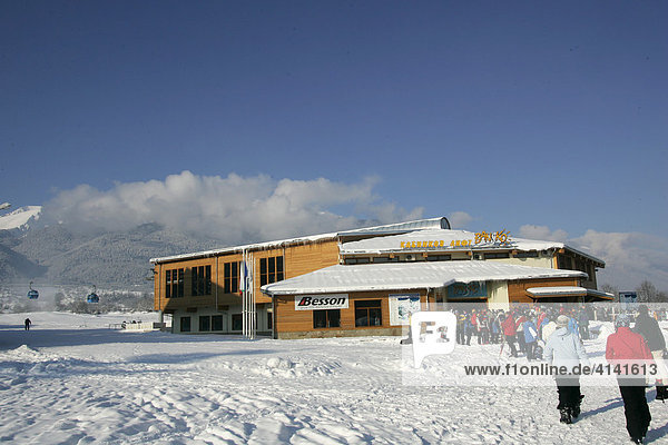 Talstation im Skigebiet Bansko Bulgarien