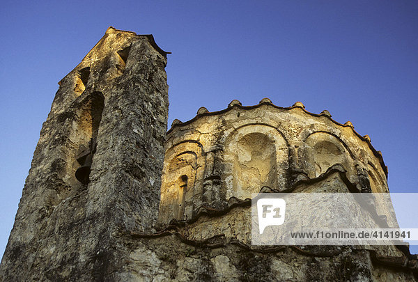Byzantinische Kapelle von Fundukli Agios Nikolaos  Insel Rhodos  Dodekanes  Ägäis  Griechenland