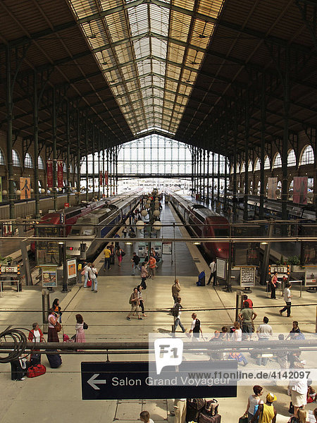 Main station Gare du Nord  Paris  France