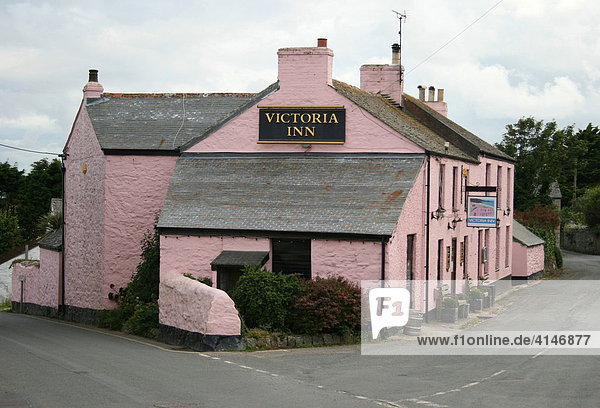 Pub Victoria Inn  Perranuthnoe  Cornwall  Großbritannien.