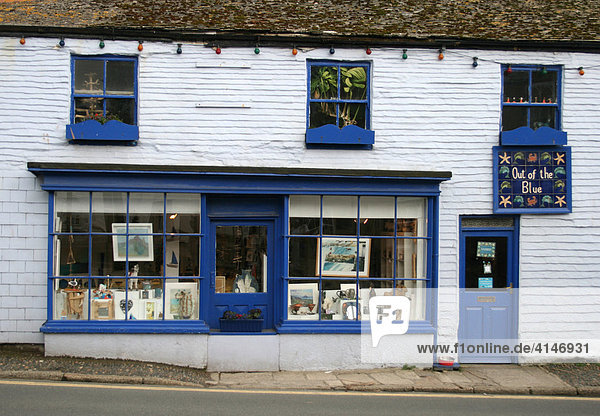 Galerie Out of the Blue  Marazion  Cornwall  Grossbritannien.
