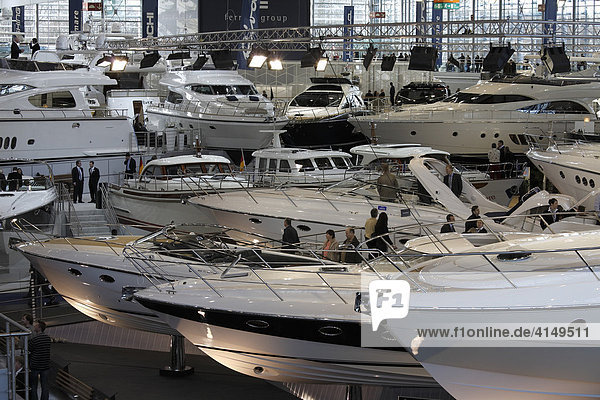 Boot 2008  world's biggest showcase for yachting and water sports  Duesseldorf  NRW  Germany  Europe
