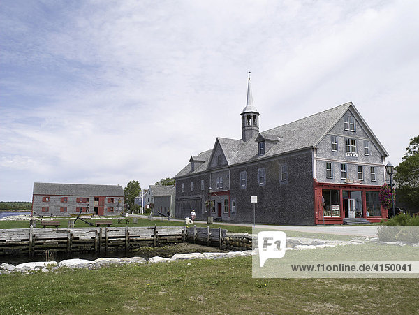 Historischer Stadtteil von Shelburne  Nova Scotia  Kanada