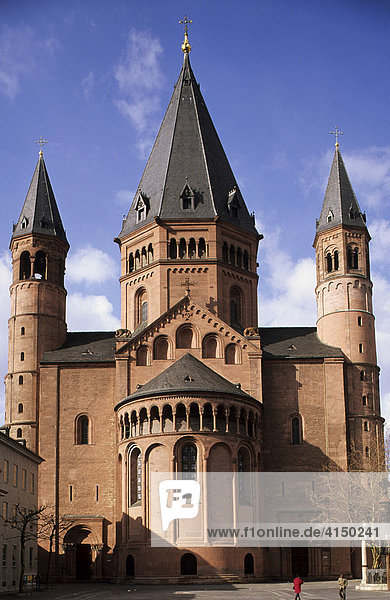 Cathedral Mainz Rhineland Palatinate Germany Europe