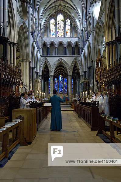 Salisbury Cathedral Salisbury Wiltshire England