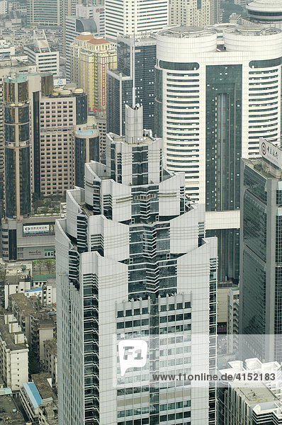 View from Diwang-Building  Shun Hing Square  Shenzhen  China