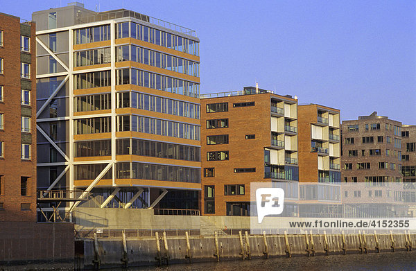 Moderne Bürogebäude in der Hamburger Hafencity