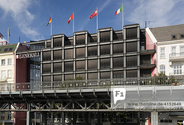 Niederlassung der Generali Versicherung an den Landungsbrücken in Hamburg