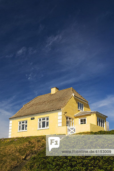 Haus auf einer Düne in Lönstrup  Jütland  Dänemark