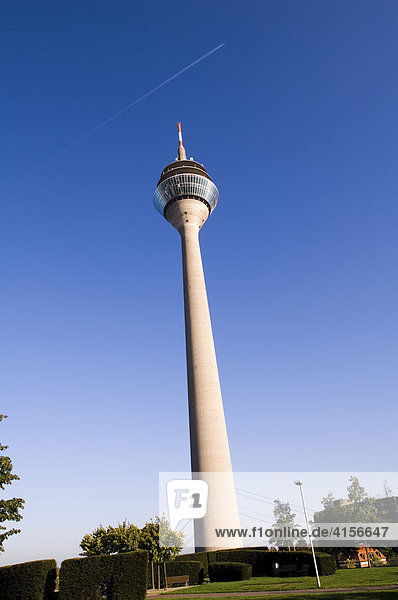 Fernmeldeturm Düsseldorf Nordrhein Westfalen Deutschland