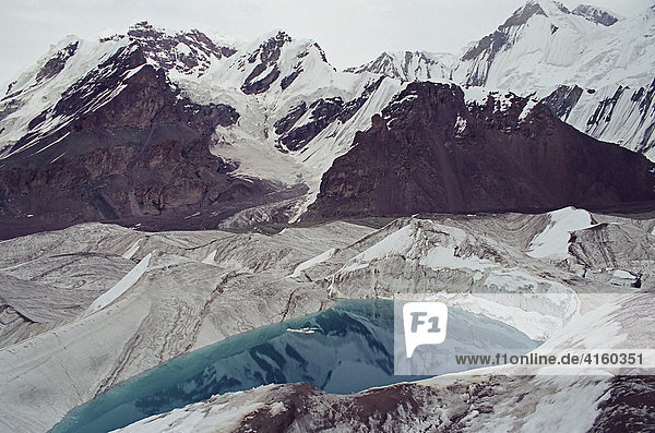 Himmelsgebirge Tjan Schan. Die Gletscher des Tjan Schan. Zentral Tjan Schan  Kasachstan.