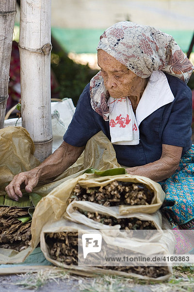Market on the island Negros  Philippines