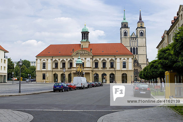 Rathaus  Magdeburg  Sachsen-Anhalt  Deutschland.