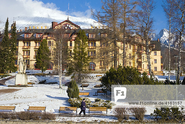 Grand Hotel in Smokovec  Hohe Tatra  Slowakei