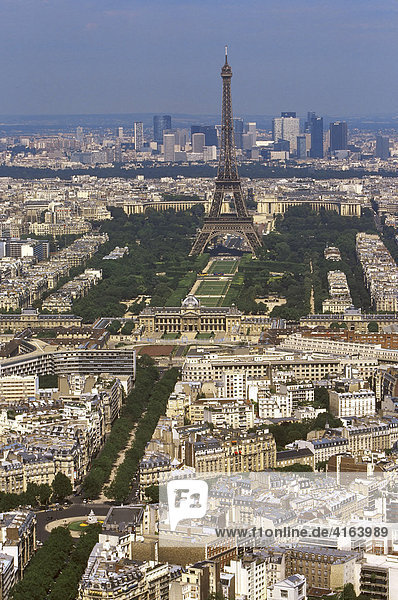 Paris  Frankreich  Blick vom Tour Montparnasse
