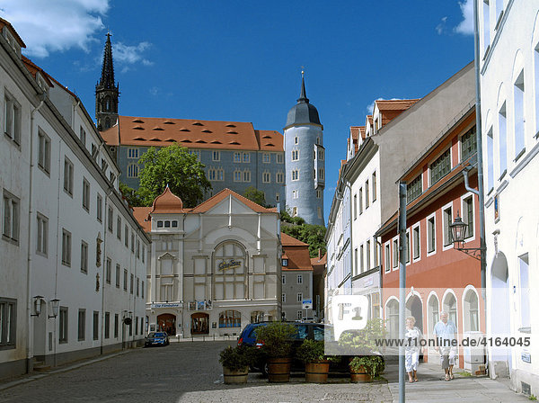 Altstadt von Meißen mit der Albrechtsburg  Sachsen