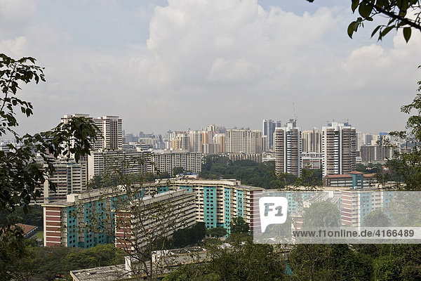 Wohnhochhäuser in Singapur  Südostasien