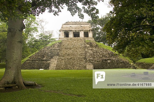 Palenque  Maya-Ausgrabung  Templo del Norte  Palenque  Chiapas  Mexiko