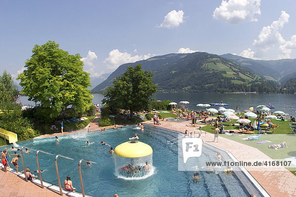 Freibad am Zeller See im Salzburger Land - Zell am See - Österreich