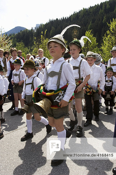 Gauderfest in Zell am Ziller - Grasausläuter - Zillertal Tirol Österreich