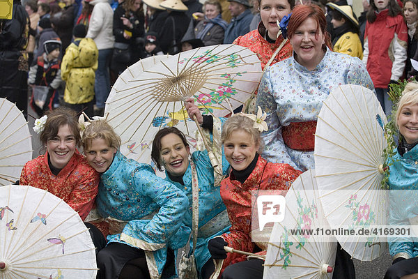Chinese carnival ( Chinesenfasching ) in Dietfurt an der Altmühl - Upper Palatinate Bavaria Germany