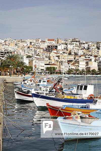 Fischerhafen in Sitia  Kreta  Griechenland