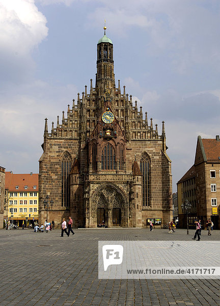 Frauenkirche Nürnberg  Franken  Deutschland