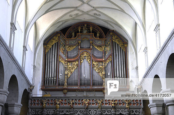 Orgel im Münster Konstanz  Baden-Württemberg  Deutschland