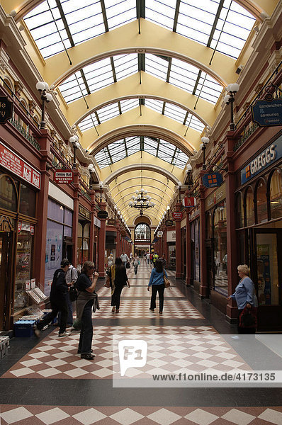 Alte Einkaufspassage Great Western Arcade  Birmingham  Mittelengland  England  Europa