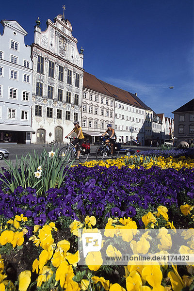 Landsberg am Lech  Marktplatz  Bayern  Deutschland