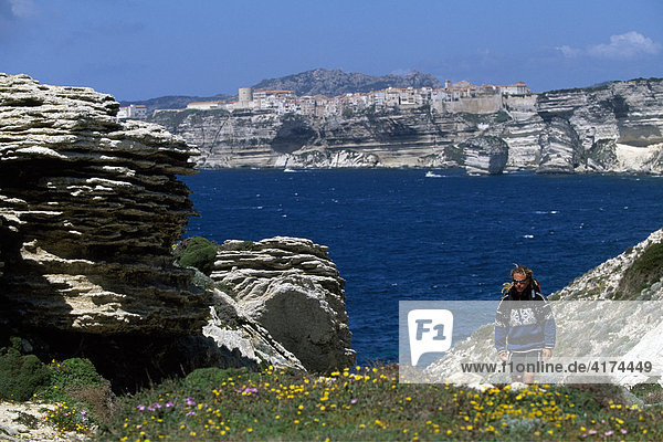 Trekking  Bonifacio  Korsika  Frankreich