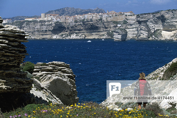 Trekking  Bonifacio  Korsika  Frankreich