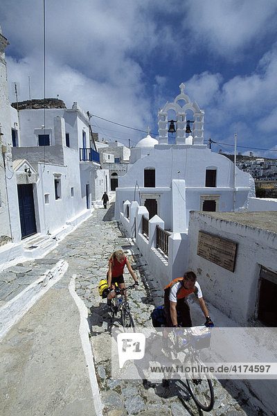 Radfahren  Amorgos  Kykladen  Griechenland