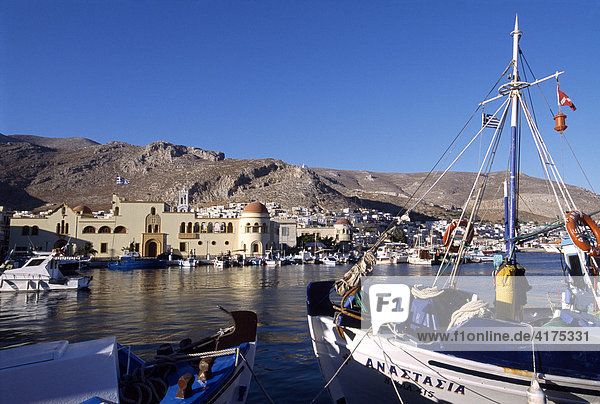 Hafen  Kalymnos  Kykladen  Griechenland
