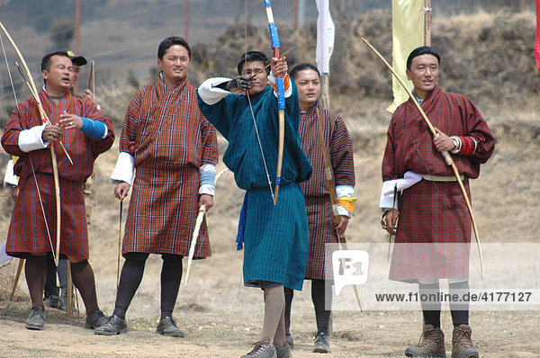 National sport archery  Bhutan  Himalaya