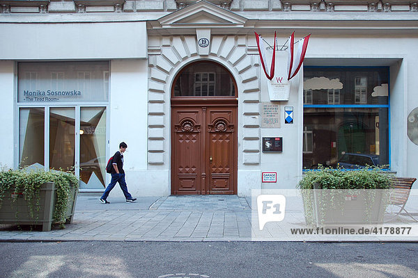 Ehemaliges Wohnhaus von Sigmund Freud in der Berggasse 19  Wien  Österreich  Europa