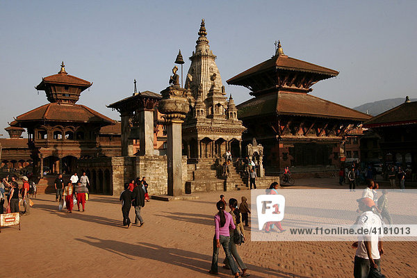 Temple  Durbar Square in Bhaktapur  Nepal