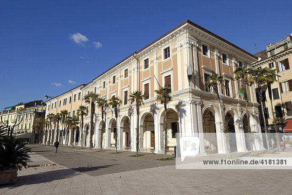 Town hall of Salo  Lake Garda  Lombardia  Italy  Europe