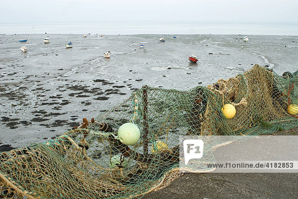 Mole von Cancale Ebbe Bretagne Frankreich