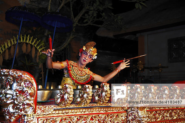 Legong Tanz in Ubud  Bali  Indonesien
