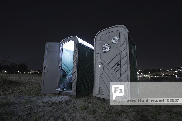 Transportable Toiletten  Hamburg  Deutschland