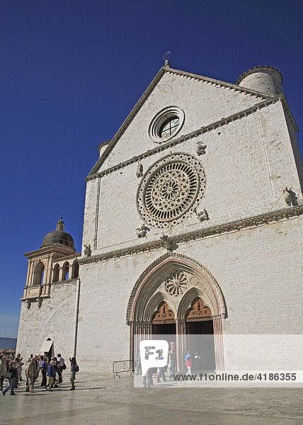 The Basilica of San Francesco d'Assisi  Assisi  Umbria  Italy