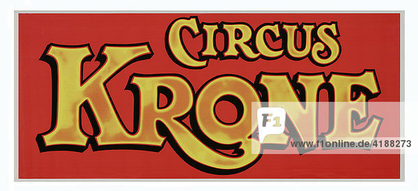Circus Krone-Schriftzug