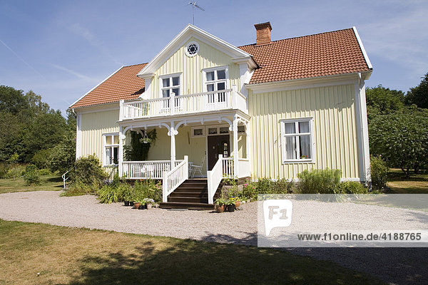 Ehem. Wohnhaus von Astrid Lindgren und Eltern (Vorbild für die Villa Kunterbunt von Pippi Langstrumpf) in NÄS bei Vimmerby  Schweden
