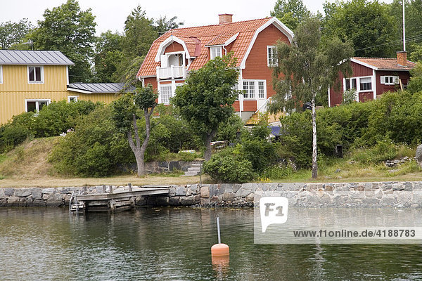 Ehem. Ferienhaus von Astrid Lindgren in FURUSUND (Schäreninsel bei STOCKHOLM  Schweden)