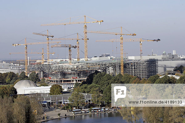 Munich  GER  18. Oct. 2005 - Construction works at BMW World in Munich.