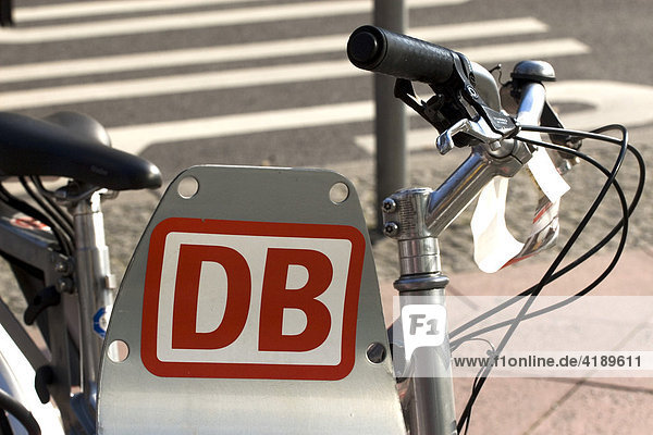 Fahrrad im Verleih der Deutschen Bahn