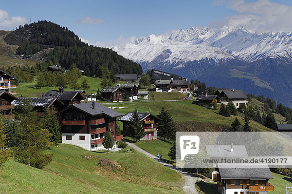 Ferienort Riederalp im Wallis  Goms  Schweiz